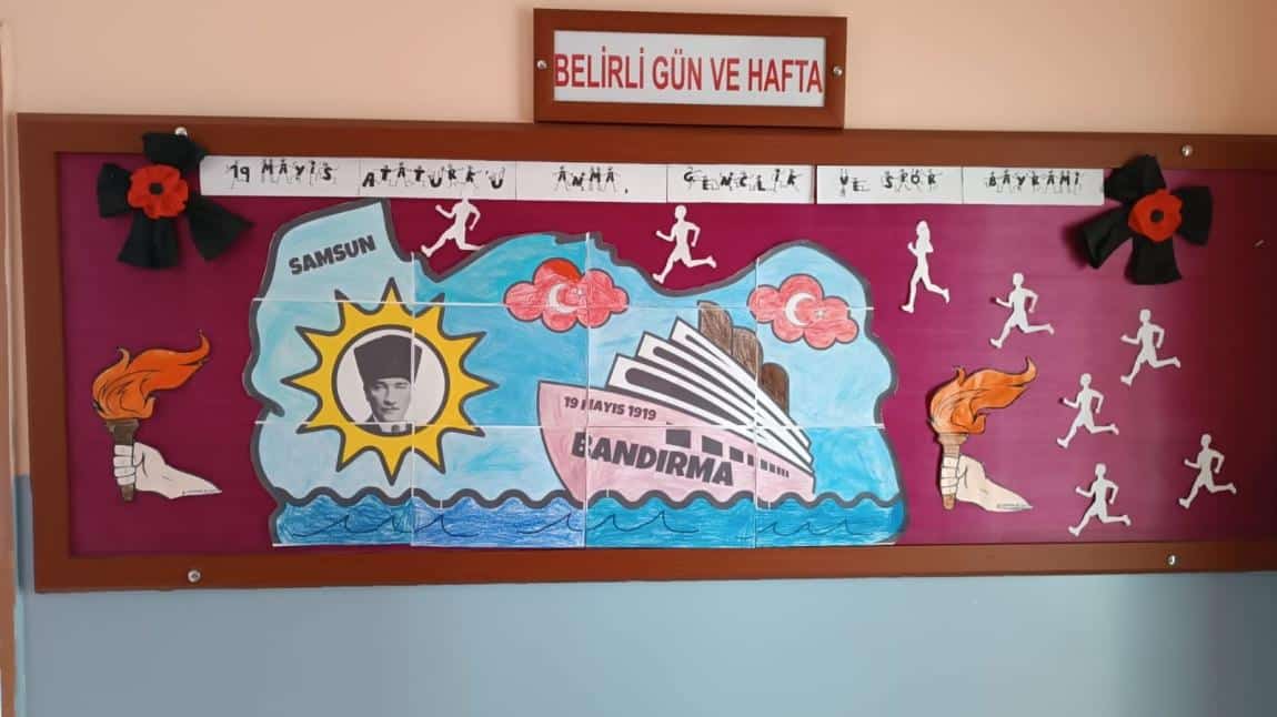 Okulumuzda 19 Mayıs Atatürk'ü Anma Gençlik ve Spor Bayramı kutlandı.